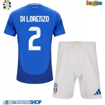 Maglie da calcio Italia Giovanni Di Lorenzo #2 Prima Maglia Bambino Europei 2024 Manica Corta (+ Pantaloni corti)